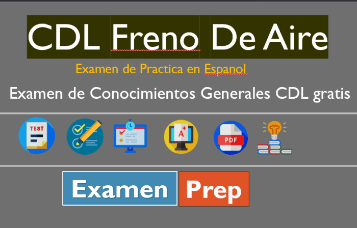 Frenos de aire cdl examen