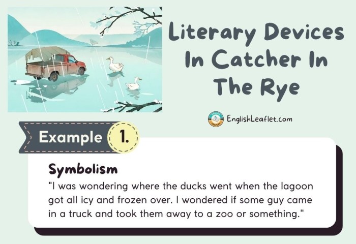 Literary devices in catcher in the rye