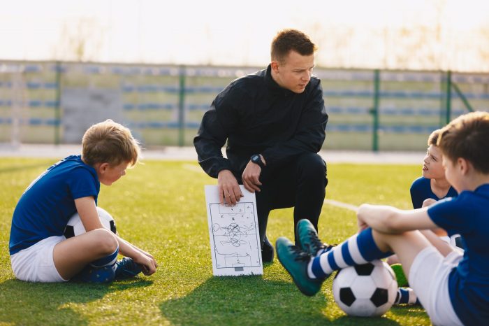 A football coach hears that a new exercise program