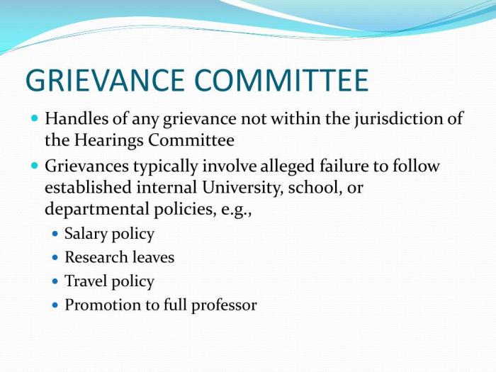 If the grievance committee concludes potentially unethical