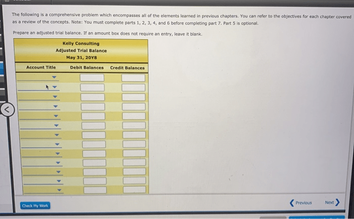 Problem 10-9 completing end-of-period activities